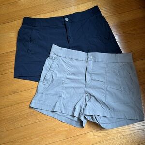 Lot of two Athleta Trekkie shorts women size 14